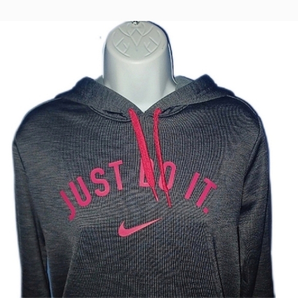 (3/$25) Nike Gray Hoodie Sweatshirt - Picture 2 of 5